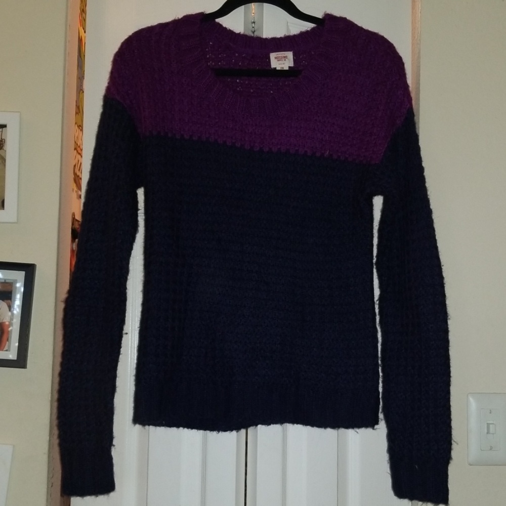 Color block sweater